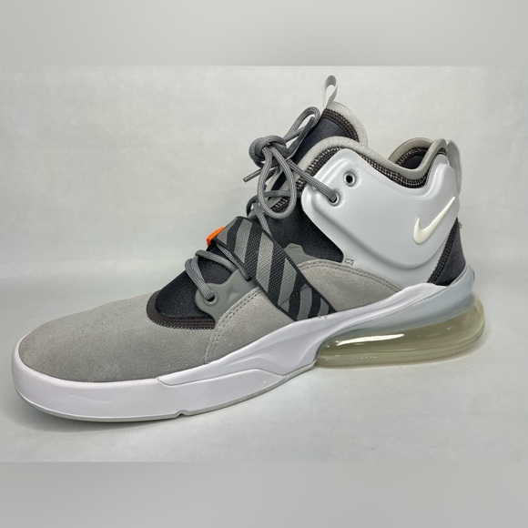 EUC Nike Air Force 270 Wolf Grey Sail White Sneaker Shoes AH6772 002 Size 13 Men - Picture 7 of 11